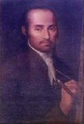 Miguel Cabrera Self portrait painting